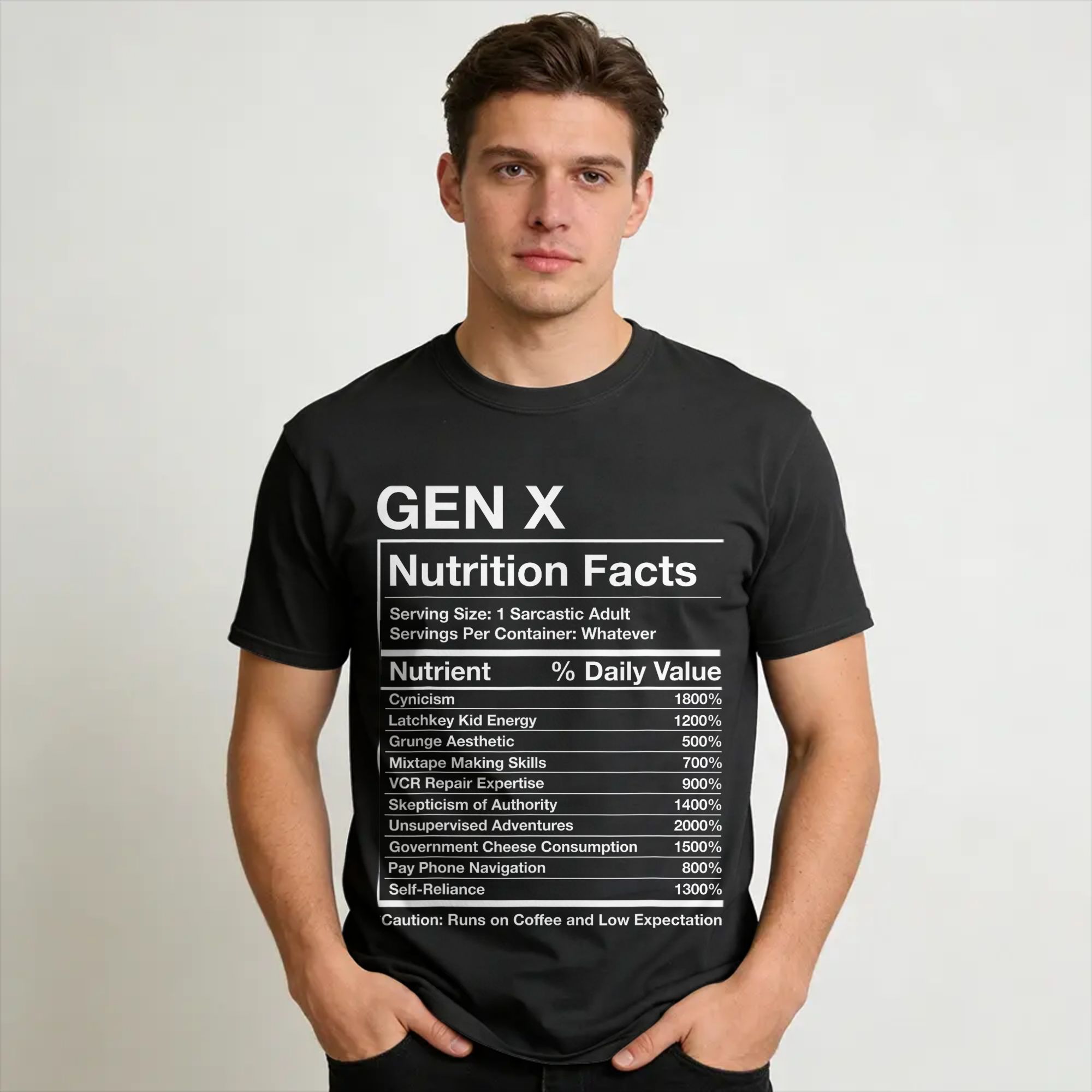 X Nutrition - Gen X Nutrition Facts - Funny