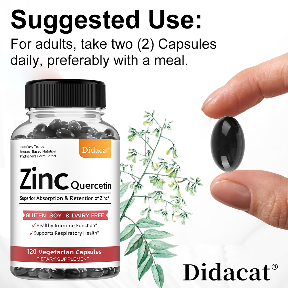 Quercetin & Zinc Vegetarian Ca - Nutrition Zinc 评论和价格