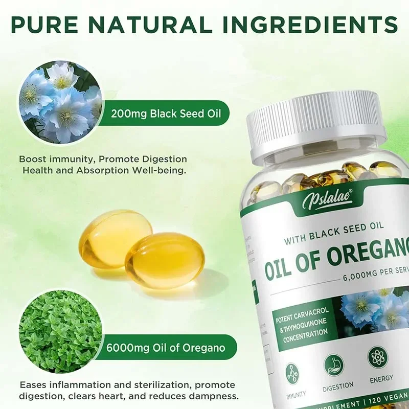 Oregano Oil Capsules - Balance - Black Seed Oil Capsule 评论和价格