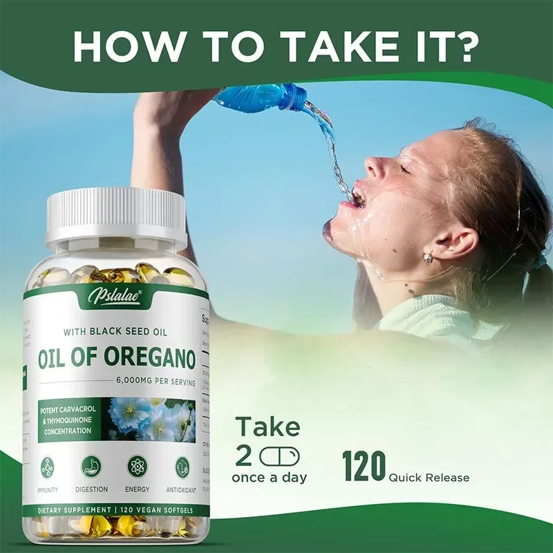 Oregano Oil Capsules - Balance - Black Seed Oil Capsule 评论和价格