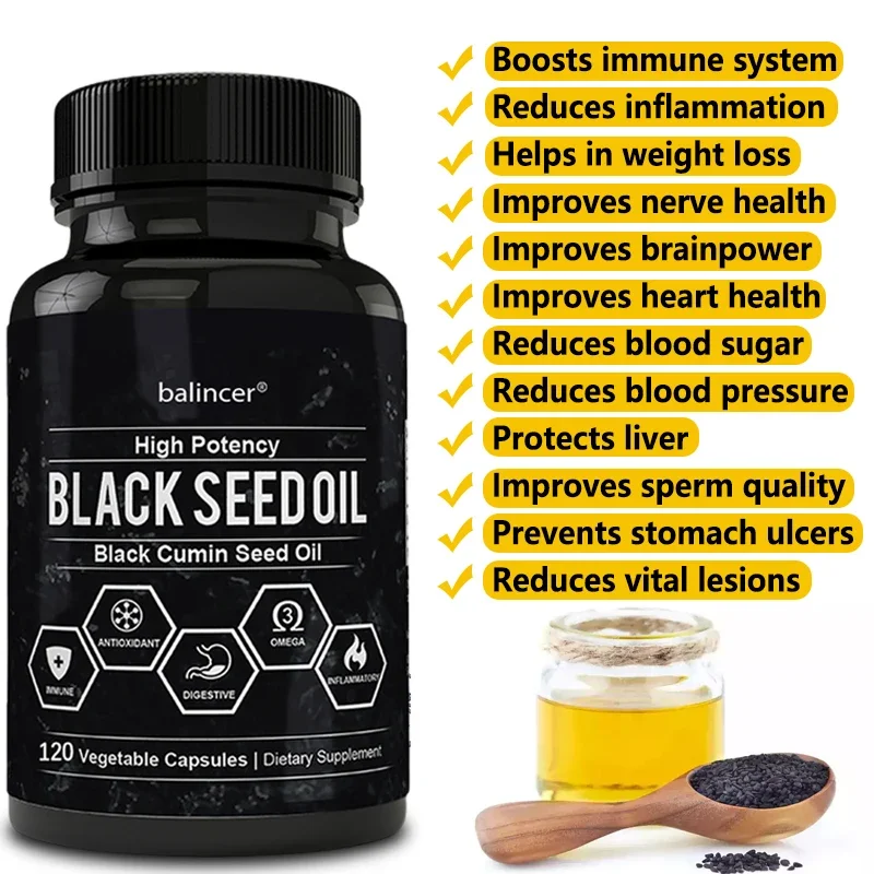 Black Cumin Seed Oil - Support - Black Seed Oil Capsule 评论和价格
