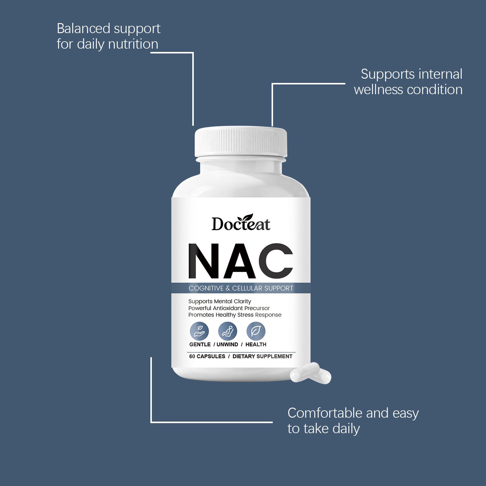 NAC Supplement Capsules Powerf - Nac N Acetyl Cysteine 评论和价格