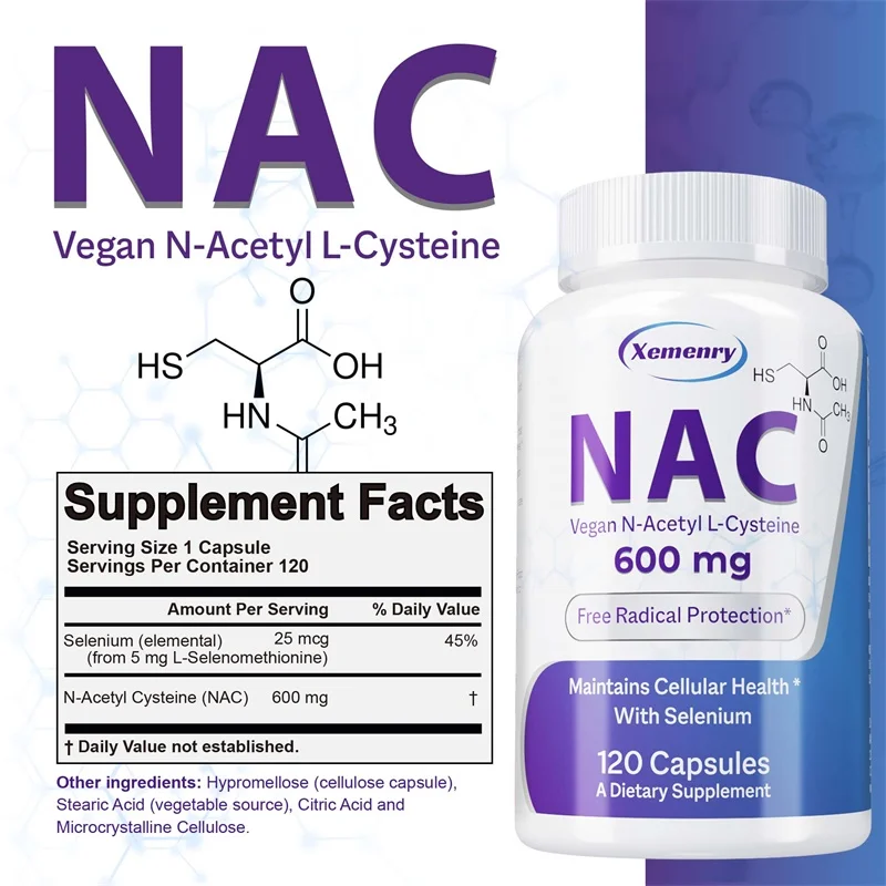 NAC Capsules 600mg - Support S - Nac N Acetyl Cysteine 评论和价格