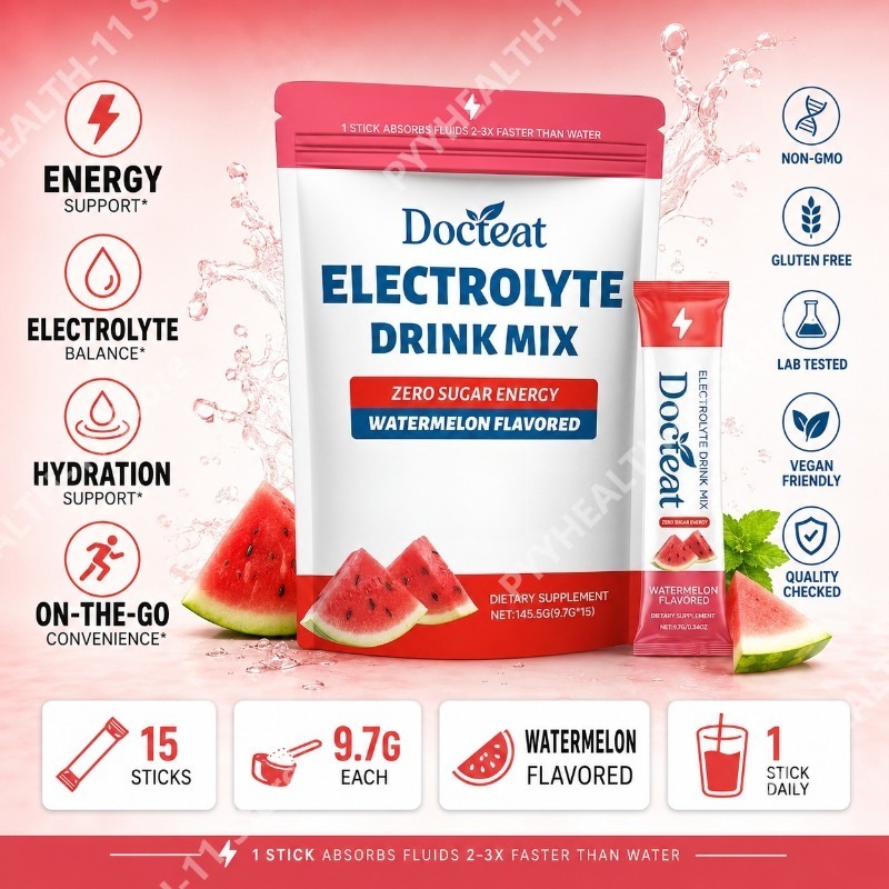 Watermelon Electrolyte Drink M - Electrolyte Powder Pack 评论和价格