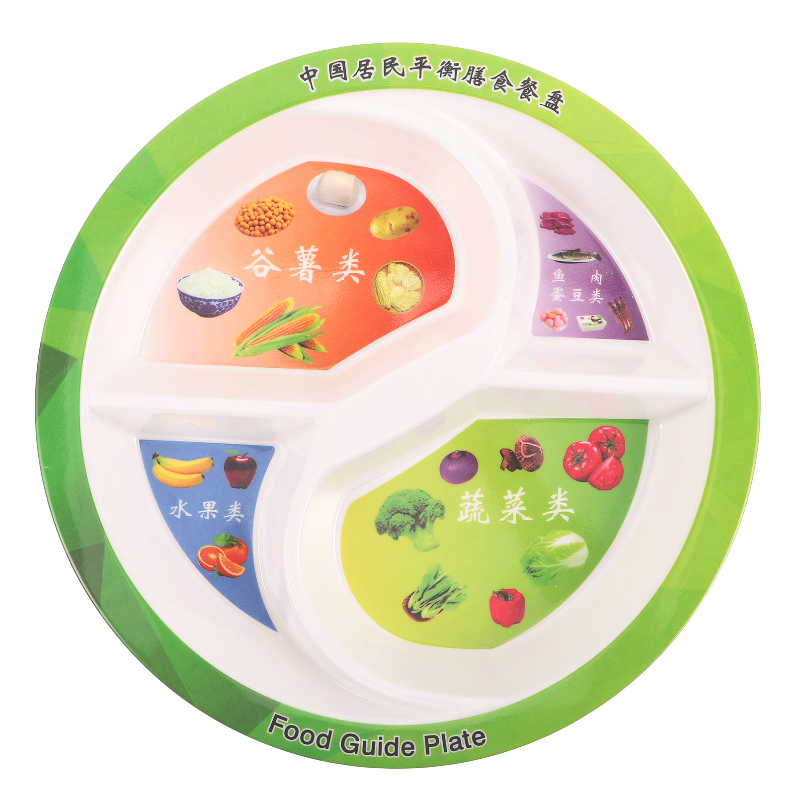 4 Section Adult Divided Plate  - Nutrition & Fitness Station 评论和价格