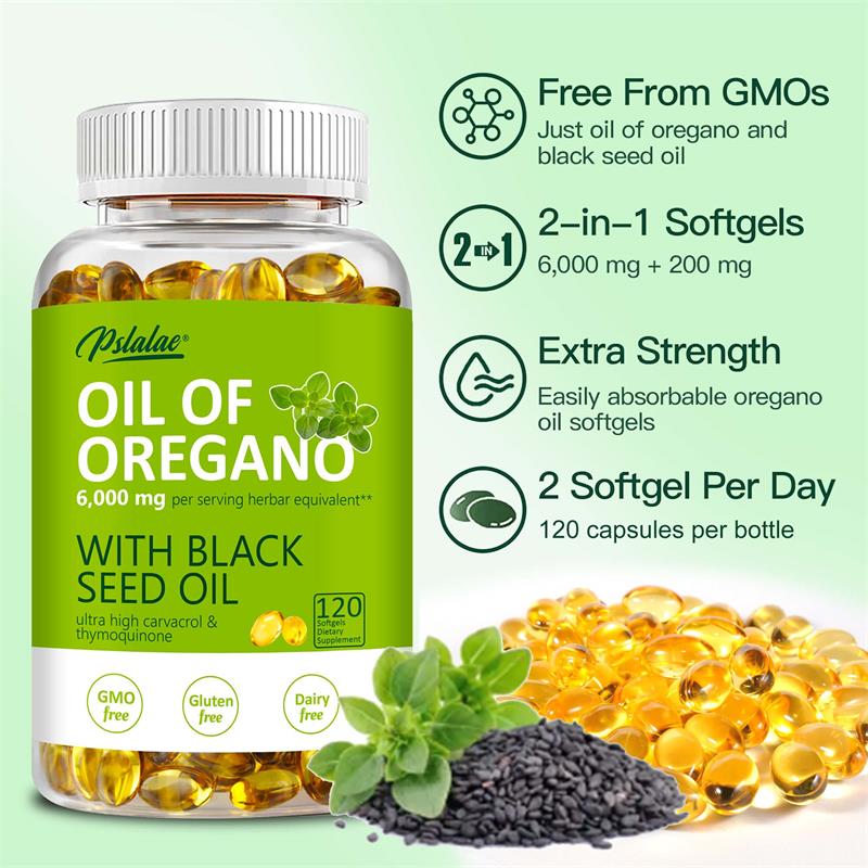 Oregano Oil Capsules - with Bl - Black Seed Oil Capsule 评论和价格