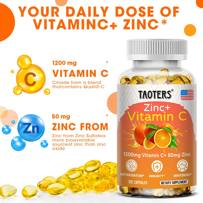 Taoters Vitamin C + Zinc Suppl - Nutrition Zinc 评论和价格