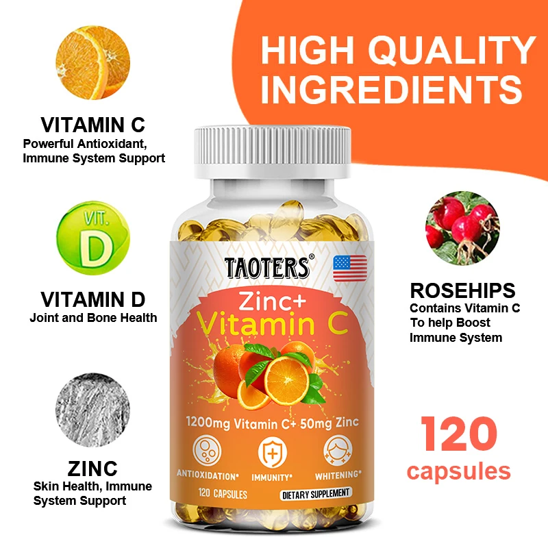 Taoters Vitamin C + Zinc Suppl - Nutrition Zinc 评论和价格
