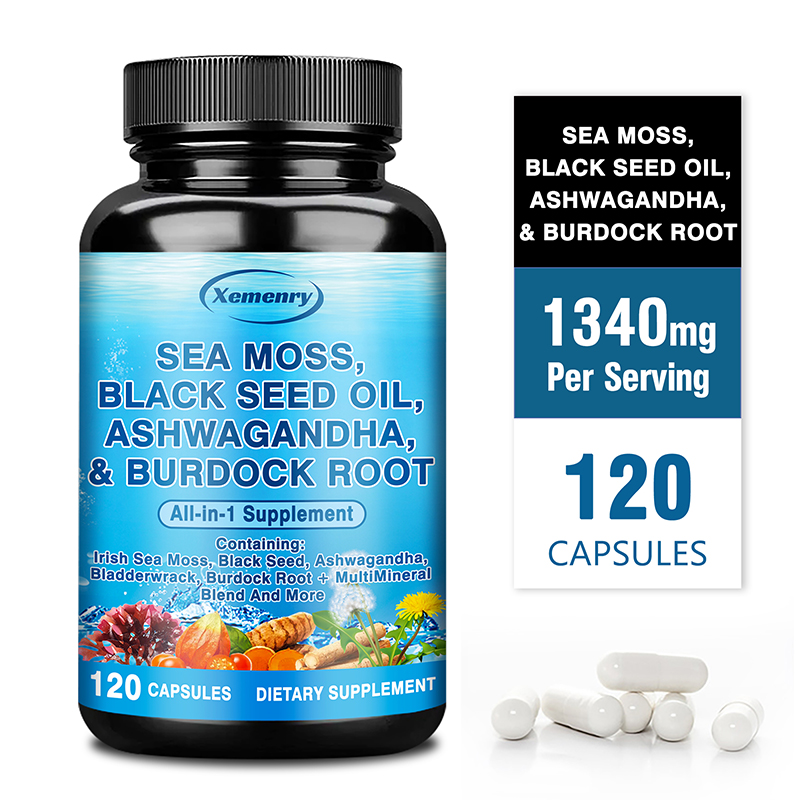 Sea Moss, Black Seed Oil, Ashw - Black Seed Oil Capsule 评论和价格