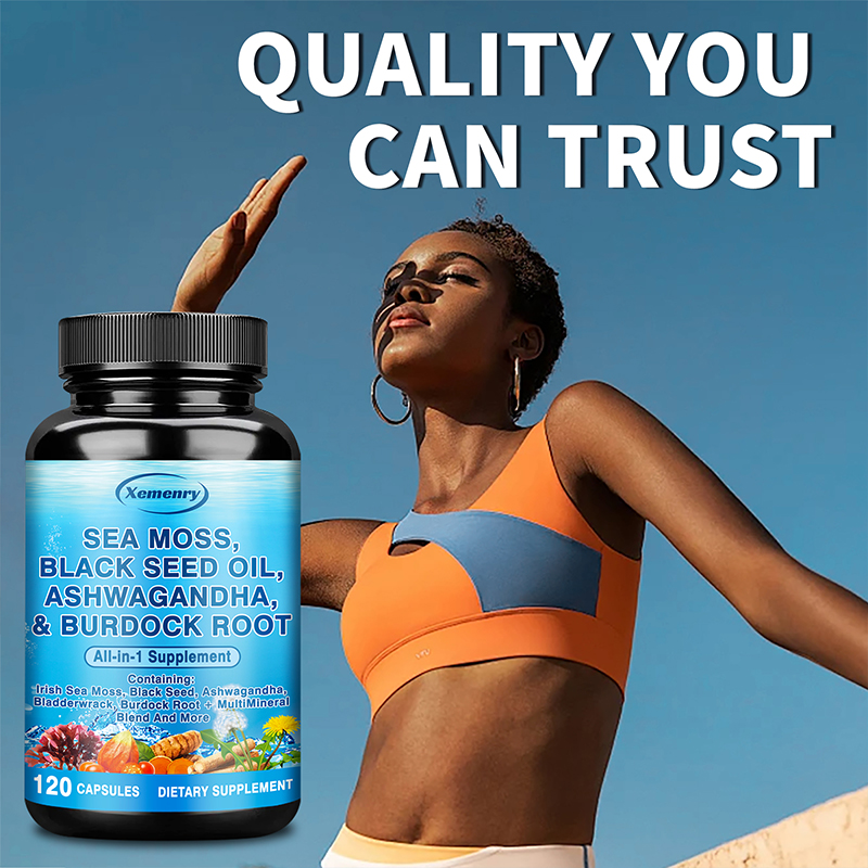 Sea Moss, Black Seed Oil, Ashw - Black Seed Oil Capsule 评论和价格