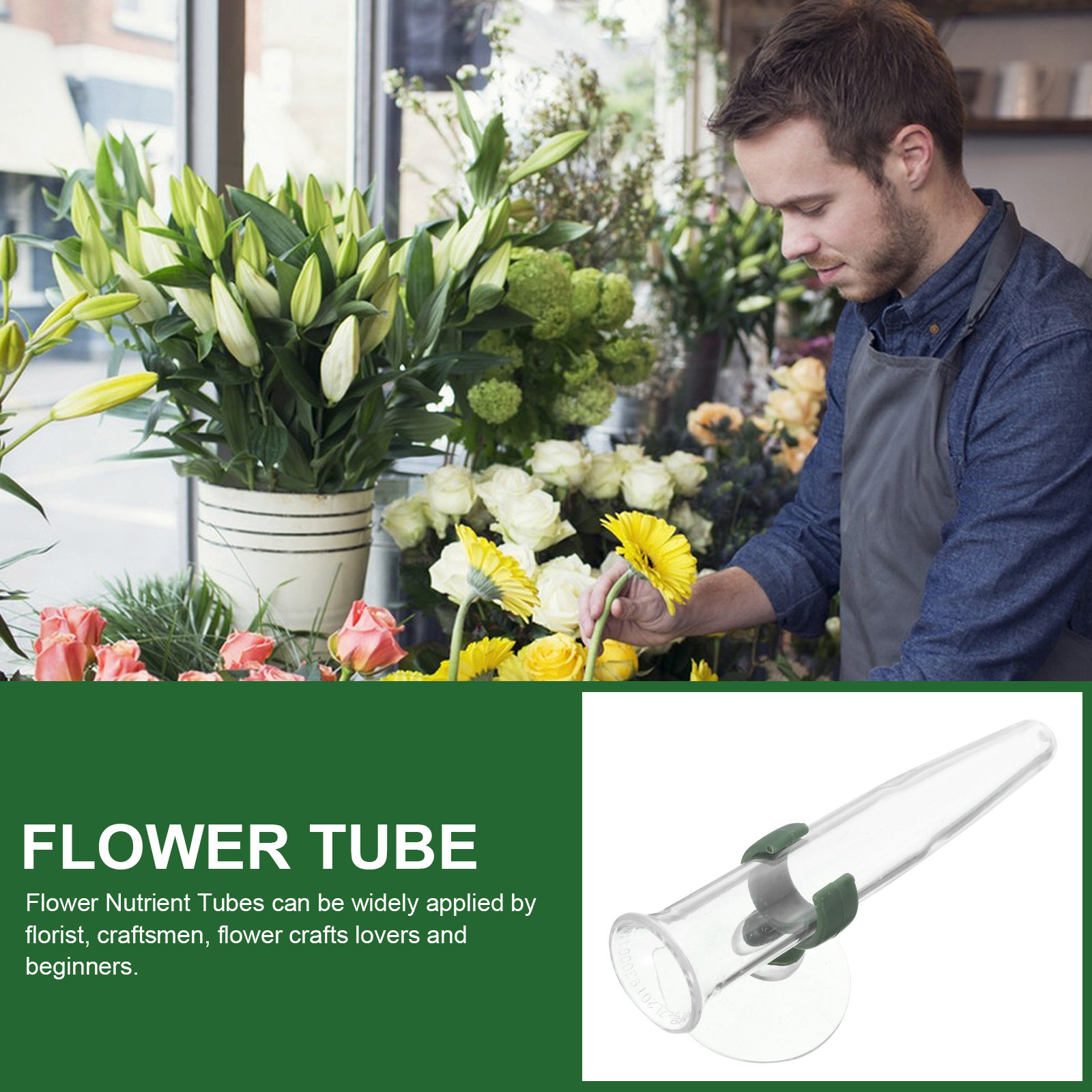 8Pcs Flower Nutrition Tubes wi - Nutrition & Fitness Station 评论和价格