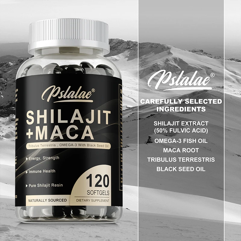Shilajit + Maca - Boosts Energ - Black Seed Oil Capsule 评论和价格
