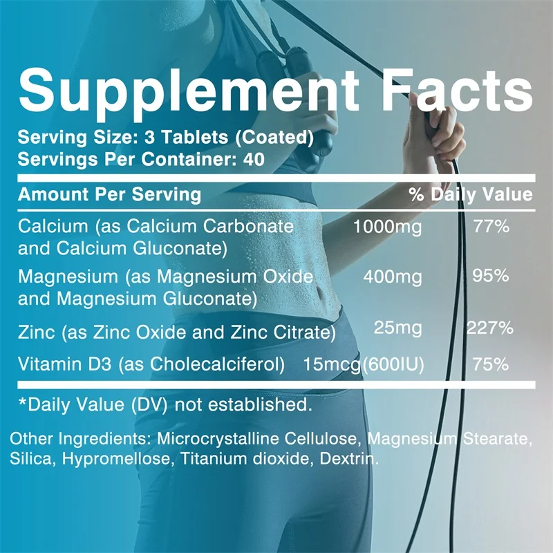 Calcium Magnesium Zinc Vitamin - Nutrition Zinc 评论和价格
