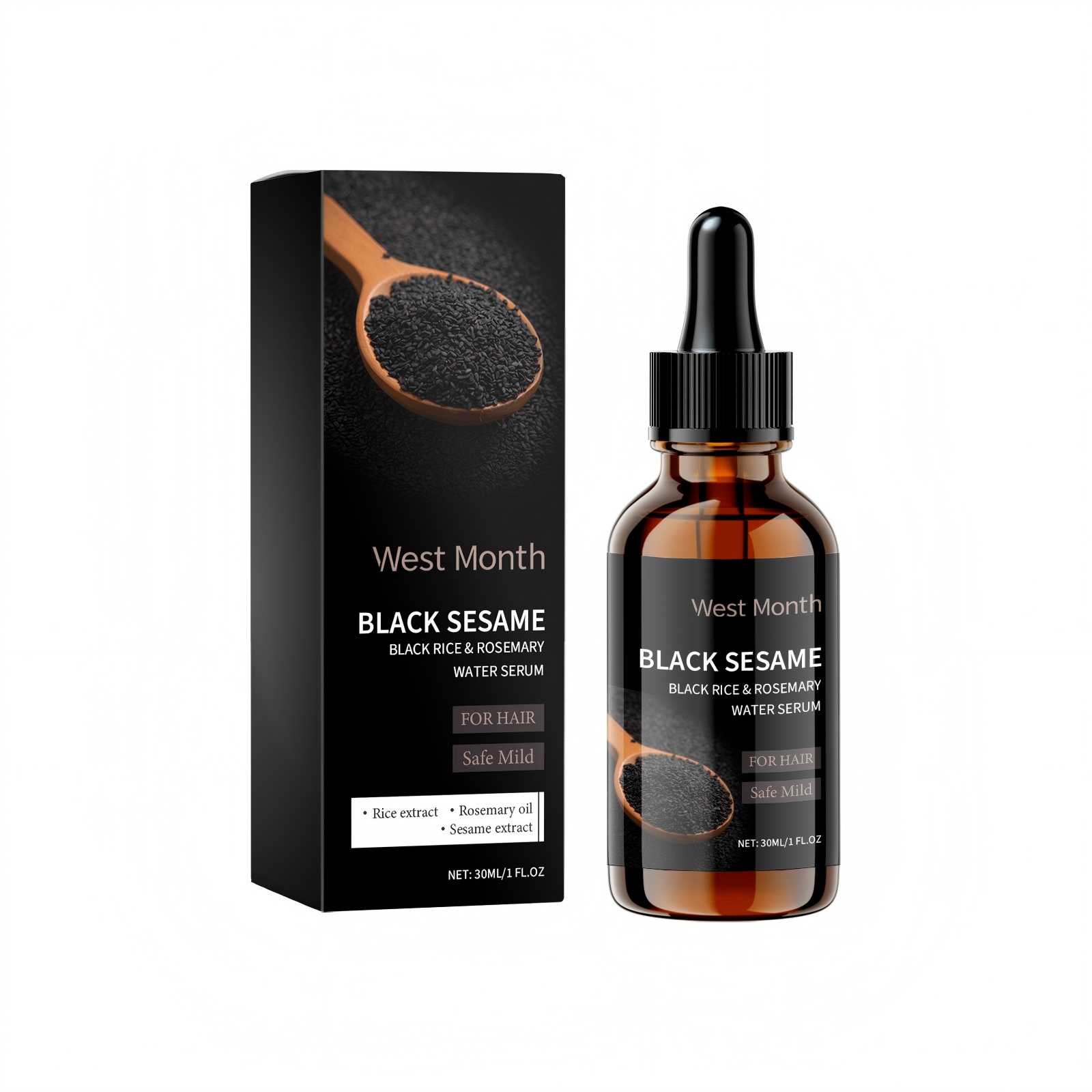 West Month Hair Growth Serum B - Black Seed Oil Capsule 评论和价格