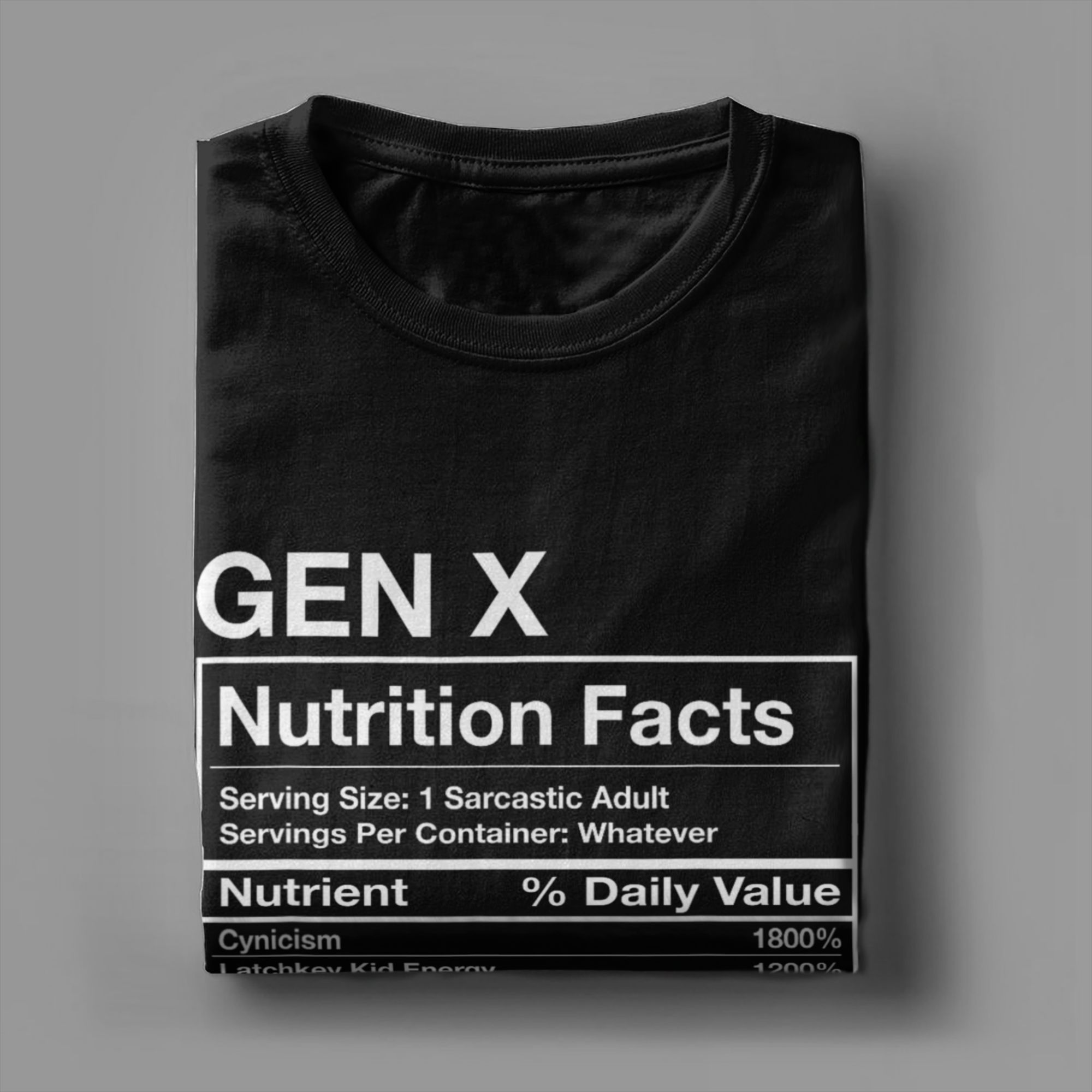Gen X Nutrition Facts - Funny  - X Nutrition 评论和价格