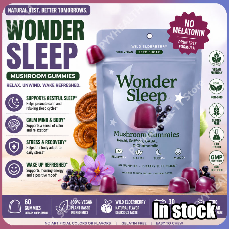 WonderSleep Mushroom Gummies S - Melatonin Sleep Gummy 评论和价格