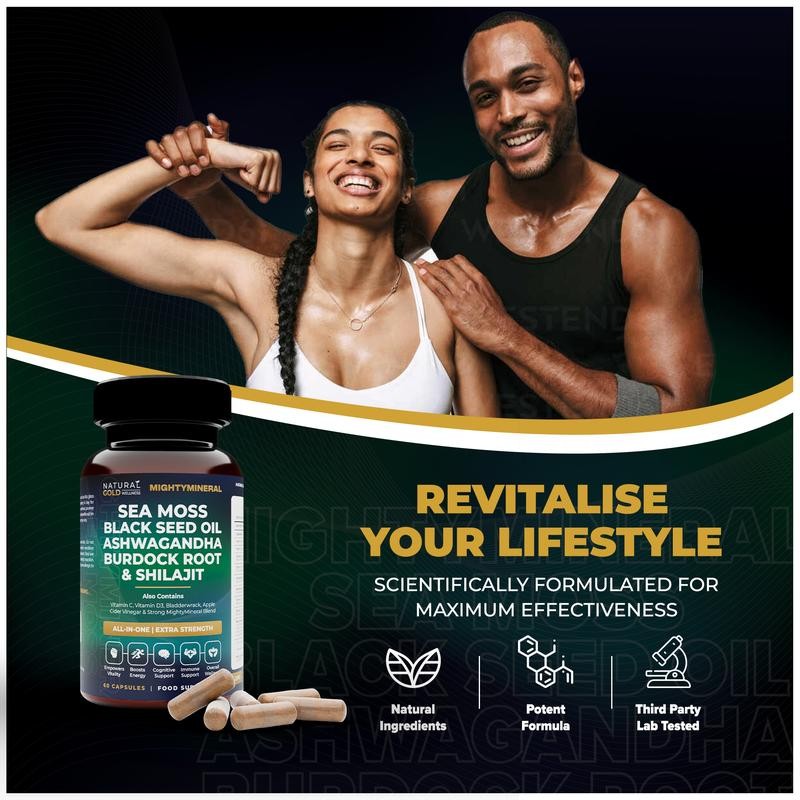 Black Seed Oil, Shilajit, Sea  - Black Seed Oil Capsule 评论和价格