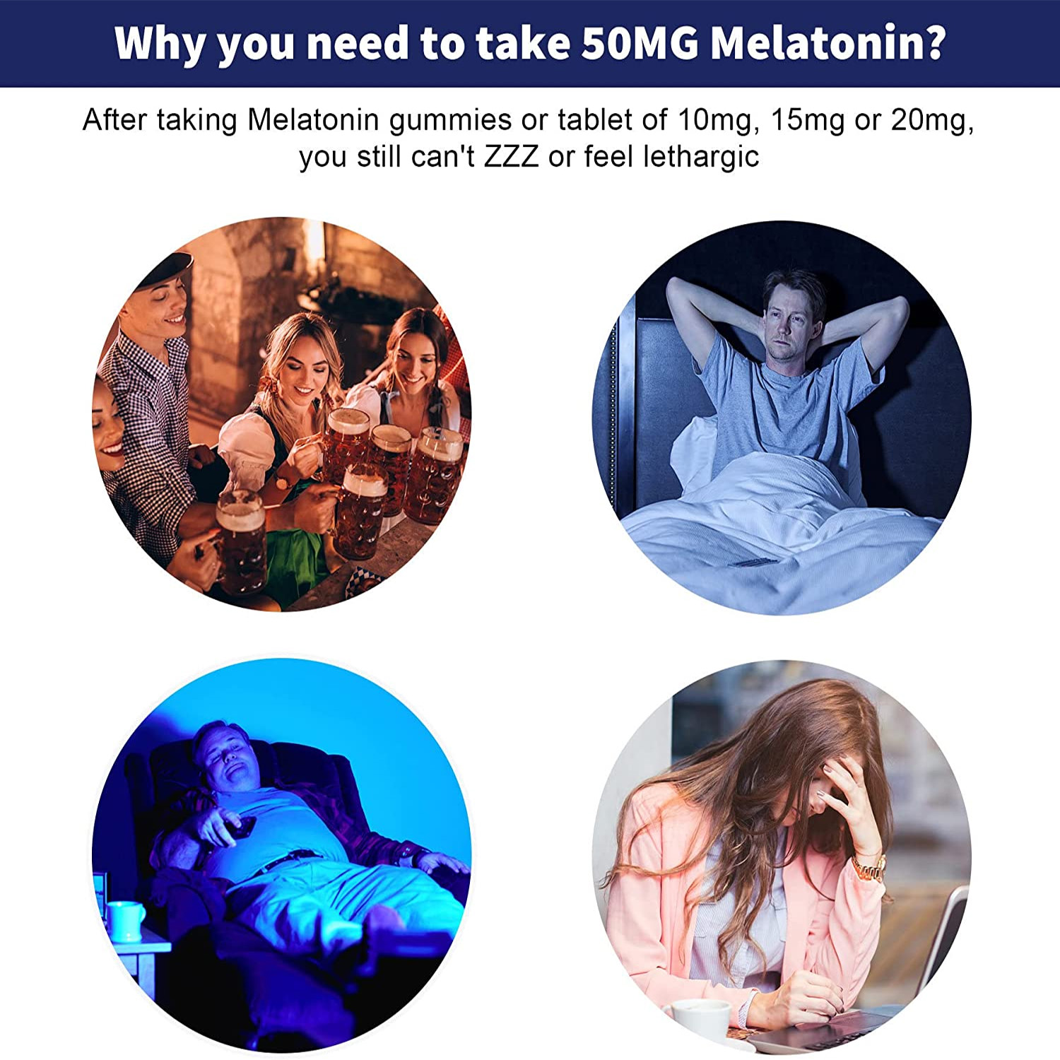 Melatonin Gummies 50mg - Anxie - Melatonin Sleep Gummy 评论和价格